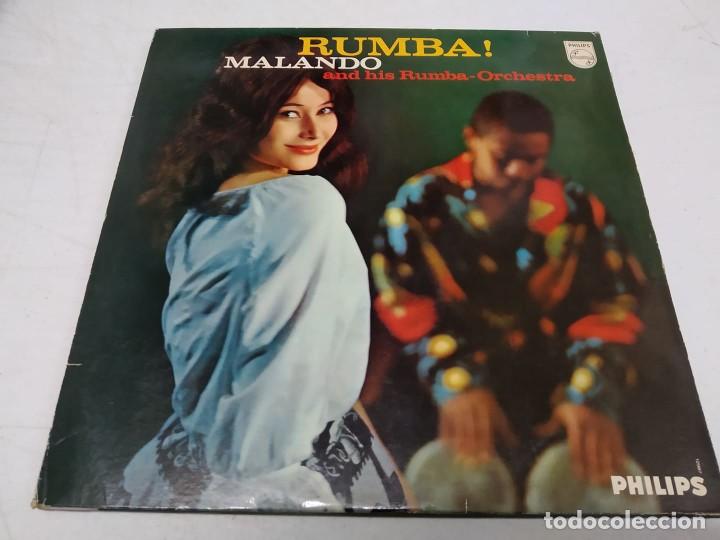 Disques de vinyle: Malando And His Rumba-Orchestra - Rumba! (LP, Album, Mono)
