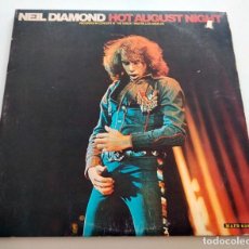 Discos de vinilo: VINILO LP DOBLE RECOPILATORIO EN DIRECTO DE NEIL DIAMOND. HOT AUGUST NIGHT. 1973.. Lote 304472413