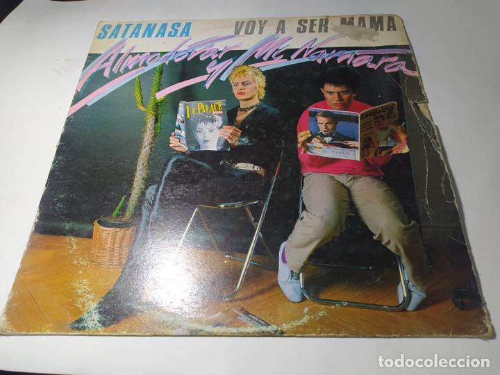MAXI - ALMODÓVAR & MCNAMARA – SATANAS.A. / VOY A SER MAMÁ - 22M0607 ( VG+ / G) SPAIN 1983 (Música - Discos de Vinilo - Maxi Singles - Grupos Españoles de los 70 y 80)
