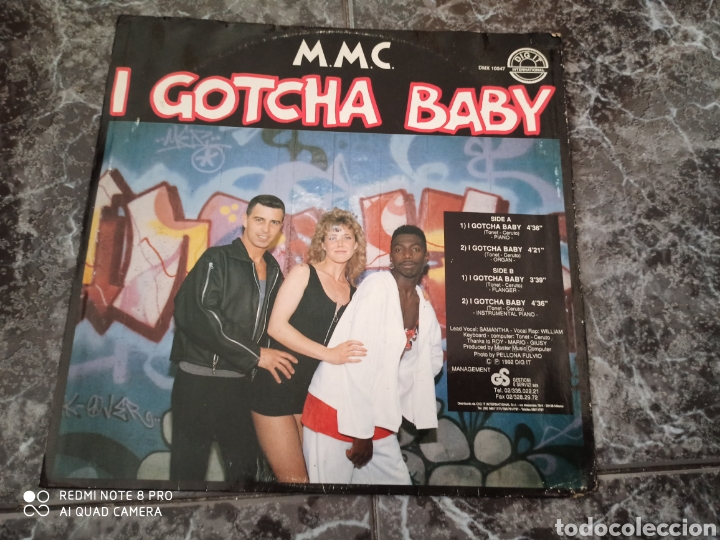 Discos de vinilo: M. M. C. - I Gotcha Baby (12&rdquo;) - Foto 2
