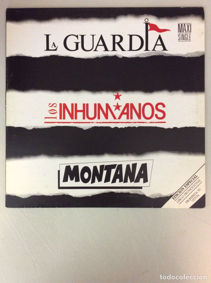 Discos de vinilo: La Guardia. Los Inhumanos. Montana. - Foto 1