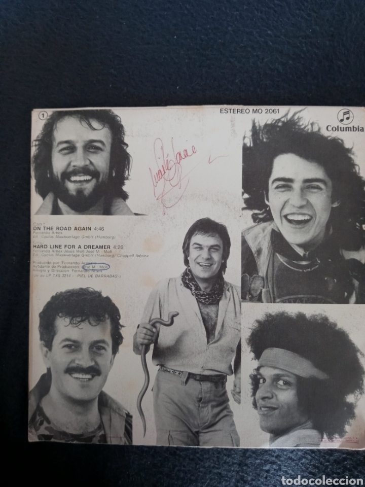 Discos de vinilo: Barrabas -On the road again ..disco vinilo single - Foto 2