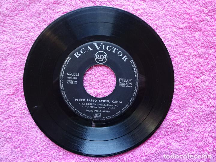 Discos de vinilo: pedro pablo ayuso la cieguita 1963 rca victor 3-20583 - Foto 4 - 304541688