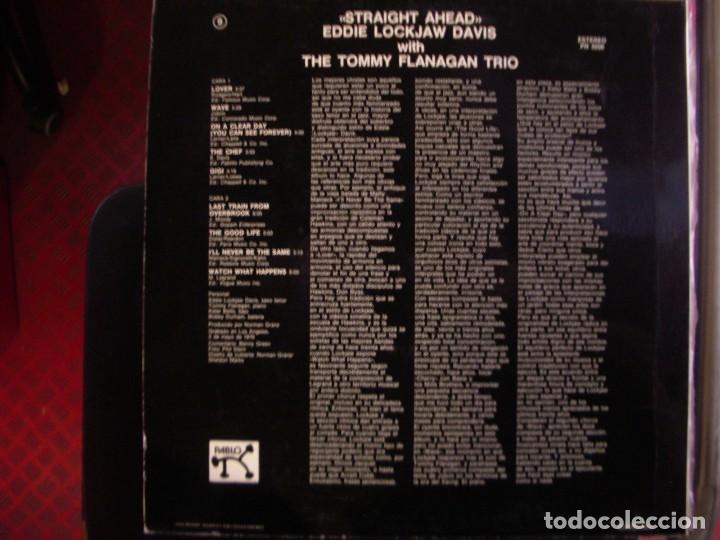 Discos de vinilo: EDDIE LOCKJAW DAVIS- STRAIGHT AHEAD. LP. - Foto 2