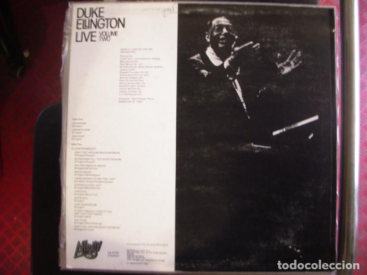 Discos de vinilo: DUKE ELLINGTON- LIVE VOLUME TWO. LP. - Foto 2