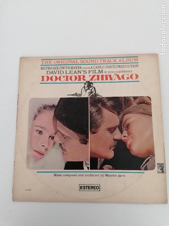 DOCTOR ZHIVAGO ORIGINAL SOUND TRACK ALBUM LP COSTA RICA INDICA (Música - Discos - LP Vinilo - Bandas Sonoras y Música de Actores )