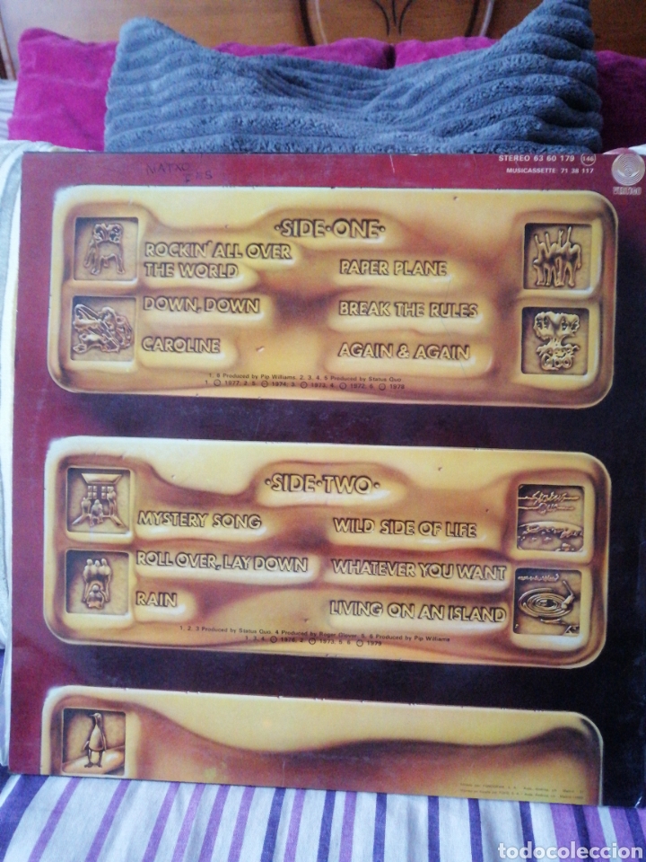 Discos de vinilo: Statusquo 12 gold bars - Foto 2