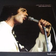 Discos de vinilo: JOAN MANUEL SERRAT LP PARA PIEL DE MANZANA ARIOLA ORIGINAL ESPAÑA 1976 DESPLEGABLE GI