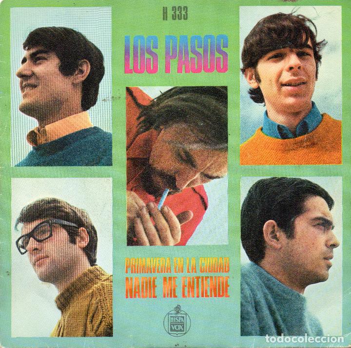 Discos de vinilo: LOS PASOS - PRIMAVERA EN LA CUIDAD - SINGLE - Foto 1