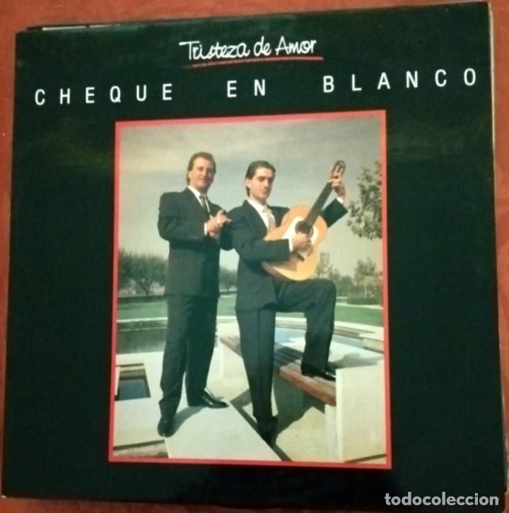 Discos de vinilo: Cheque en blanco: Tristeza de amor (1988) - Foto 1
