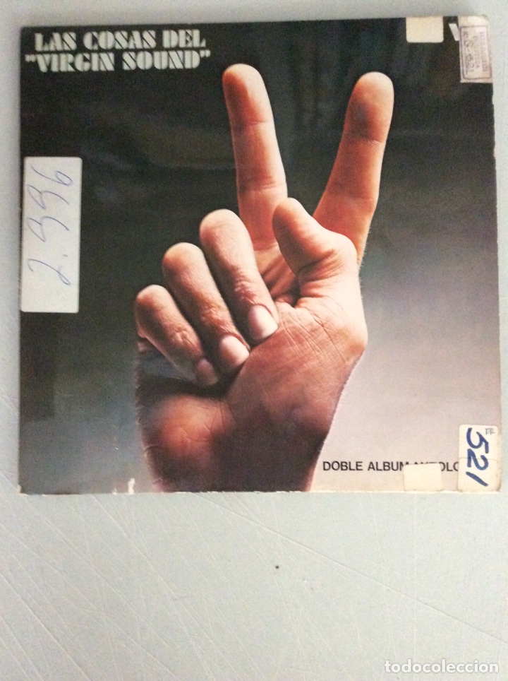 Disques de vinyle: Las cosas del Virgin sound. Doble LP. Dos discos.