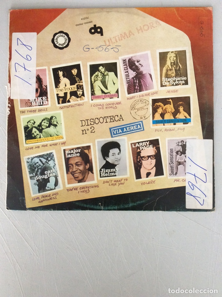Discos de vinilo: Discoteca n&ordm; 2. V&iacute;a a&eacute;rea. - Foto 1