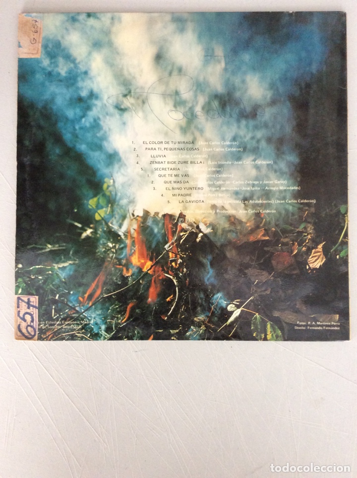 Discos de vinilo: Mocedades. El color de tu mirada. - Foto 2