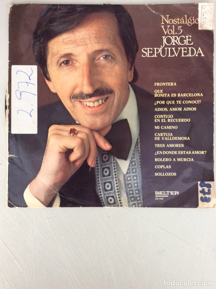Discos de vinilo: Jorge Sep&uacute;lveda . Nostalgia Vol 5. - Foto 1