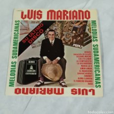 Discos de vinilo: LUIS MARIANO - MELODIAS SUDAMERICANAS. Lote 304808153