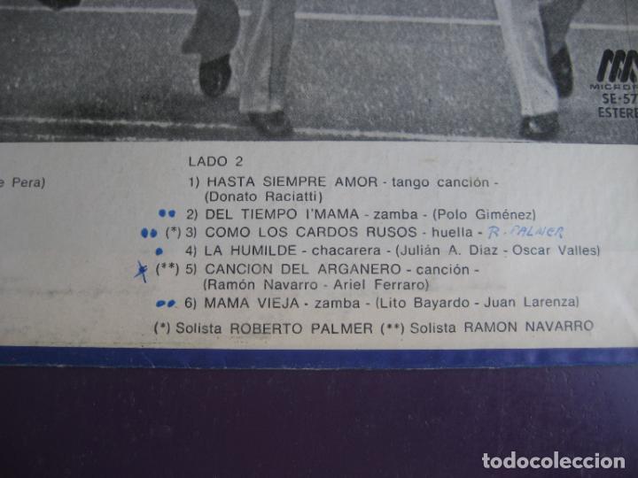 Discos de vinilo: Los Cantores De Quilla Huasi – De Argentina A Hollywood - LP MICROFON 1976 - ARGENTINA FOLK 60S 70 - Foto 4 - 304812998