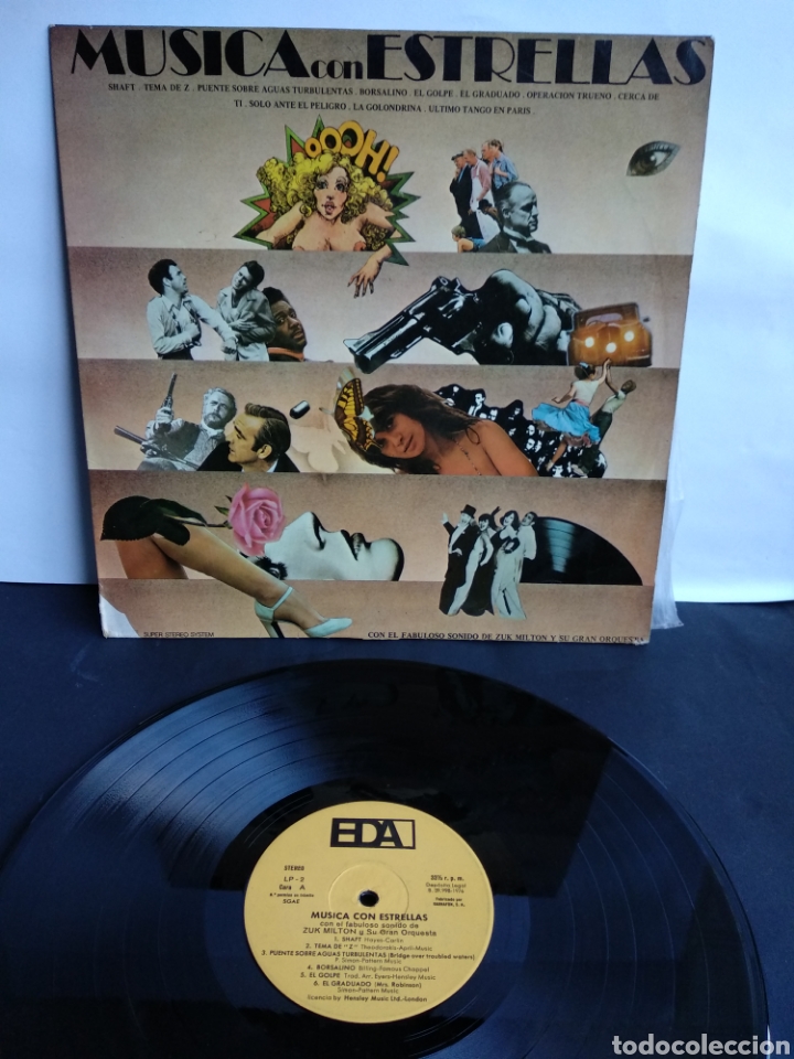 Discos de vinilo: *MUSICA CON ESTRELLAS, EDICIONES R CUXART, 1976 A3