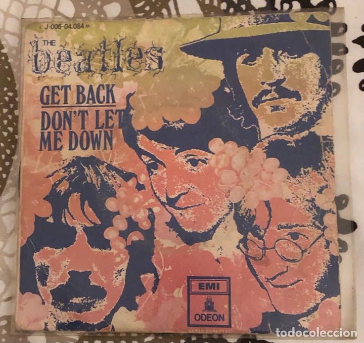 Discos de vinilo: The Beatles: Get Back/Don&rsquo;t Let Me Down - Foto 1