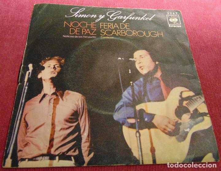 Discos de vinilo: SIMON Y GARFUNKEL - NOCHE DE PAZ - SINGLE 1970 - Foto 1