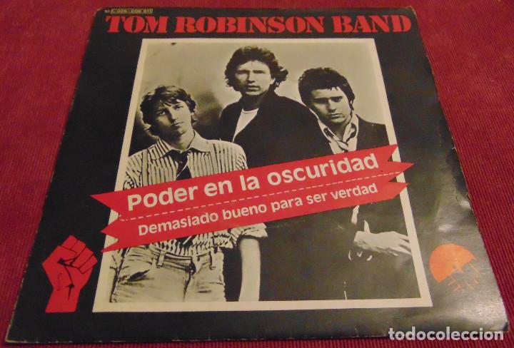 Discos de vinilo: Tom Robinson Band &ndash; Poder En La Oscuridad - SINGLE 1978 - Foto 1