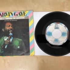 Discos de vinilo: MARVIN GAYE - I HEARD IT THROUGH THE GRAPEVINE - SINGLE 7” PROMO - SPAIN 1986. Lote 304919993