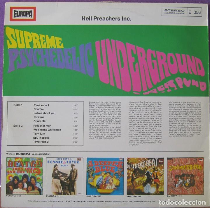 Discos de vinilo: HELL PREACHERS INC.: SUPREME PSYCHEDELIC UNDERGROUND. TREMENDO PSYCHO ALEM&Aacute;N - Foto 2