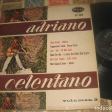 Discos de vinilo: ADRIANO CELENTANO CON GIULIO LIBANO E LA SUA ORCHESTRA VOLUMEN 3(JOLLY1962 ) OG VENEZUELA R2