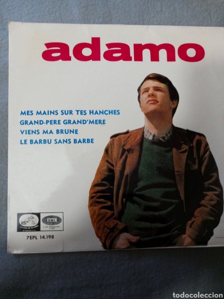 Dischi in vinile: Adamo-mes mains sur tes hanches+3..disco vinilo EP