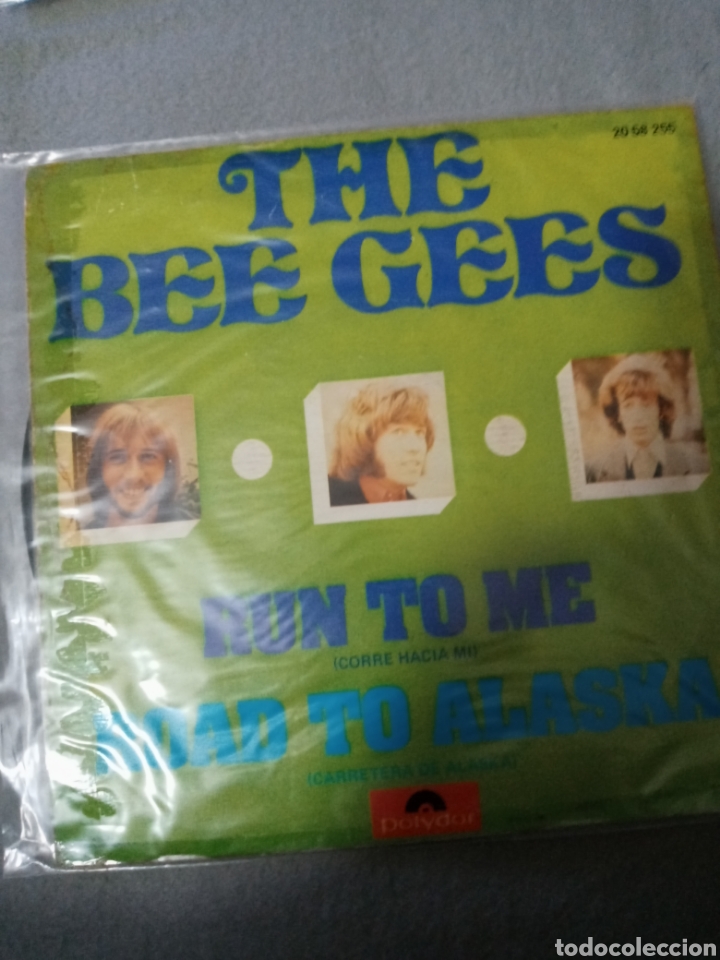Discos de vinilo: Bee Gees-run to me..disco vinilo single - Foto 2