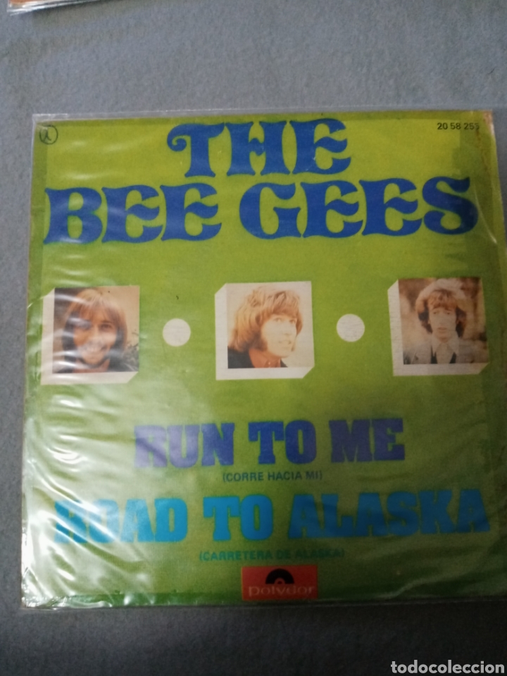Discos de vinilo: Bee Gees-run to me..disco vinilo single - Foto 1