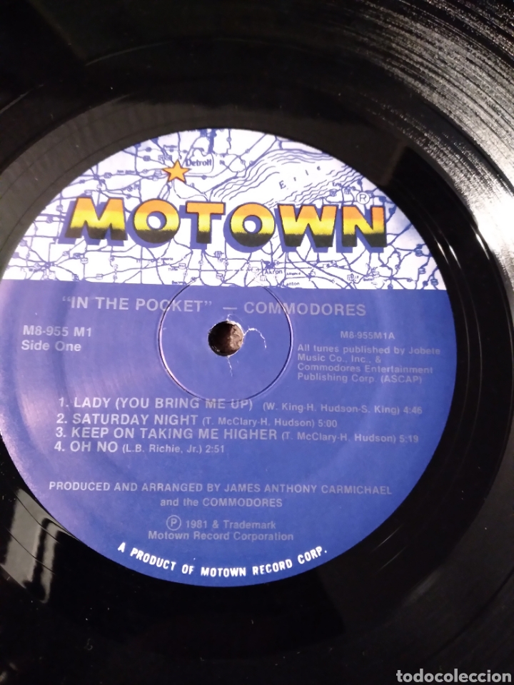 Discos de vinilo: Vinilo - COMMODORES &rdquo;IN THE POCKET&rdquo; US.81 - Foto 3