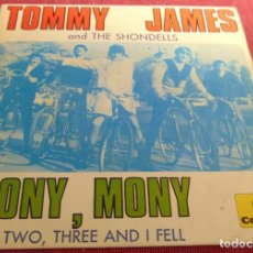 Discos de vinilo: TOMMY JAMES AND THE SHONDELLS – MONY, MONY - SINGLE 1968