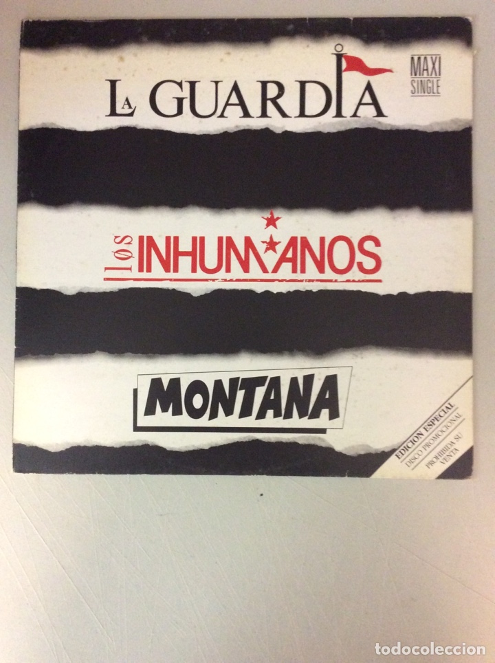 Discos de vinilo: La Guardia, Los Inhumanos, Montana. - Foto 1