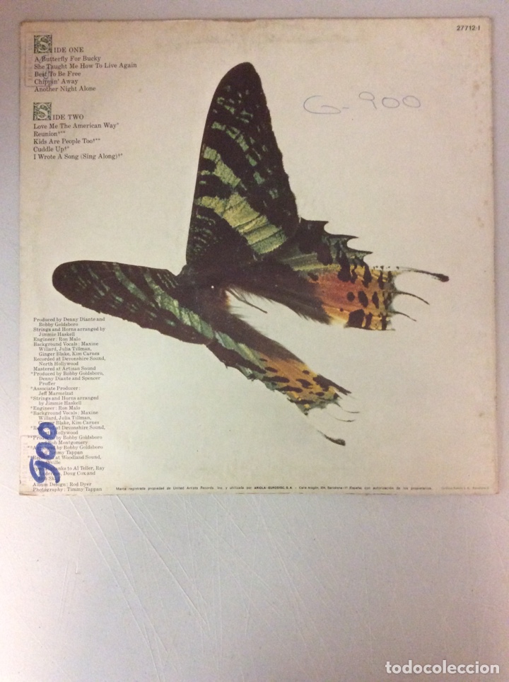 Discos de vinilo: Bobby Goldsboro. A butterfly for bucky. - Foto 2