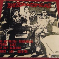 Discos de vinil: LOS KING CRUELES - EL MOTORISTA DESCONOCIDO + 3 - EP 1985 - (PAULY ROCK'N'BORDES). Lote 304832118