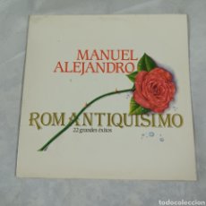 Discos de vinilo: MANUEL ALEJANDRO - ROMANTIQUISIMO - DOBLE LP PORTADA ABIERTA - ARIOLA 1983. Lote 305137293