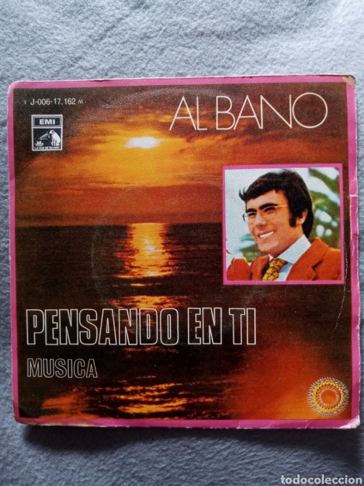 Dischi in vinile: Al Bano-pensando en ti ..disco vinilo single