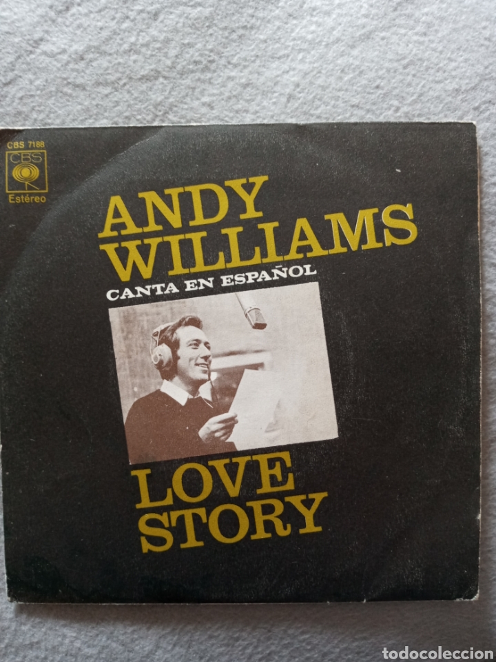 Discos de vinilo: Andy Williams-love story ..disco vinilo single - Foto 1
