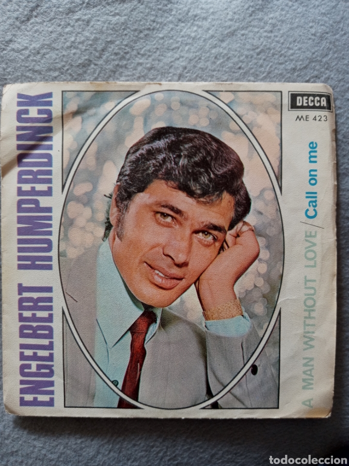 Discos de vinilo: Engelbert Humperdinck- A man without love ..disco vinilo single - Foto 1