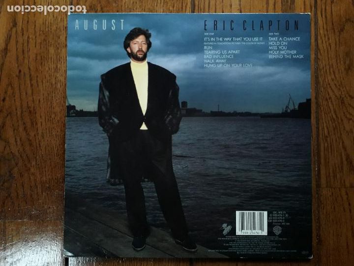 Discos de vinilo: Eric clapton - august - Foto 3