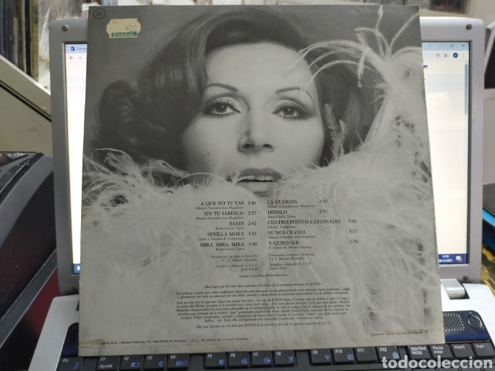 Discos de vinilo: Roc&iacute;o jurado LP 1976 - Foto 2