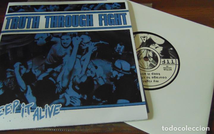 Discos de vinilo: Truth Through Fight - KEEP IT ALIVE - EP 6 TEMAS 2006 - Foto 3