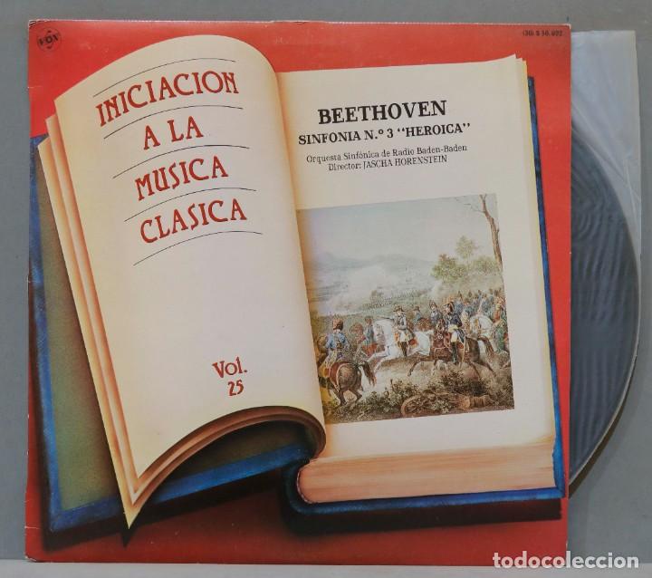 Discos de vinilo: LP. HEROICA. BEETHOVEN. INICIACION A LA MUSICA