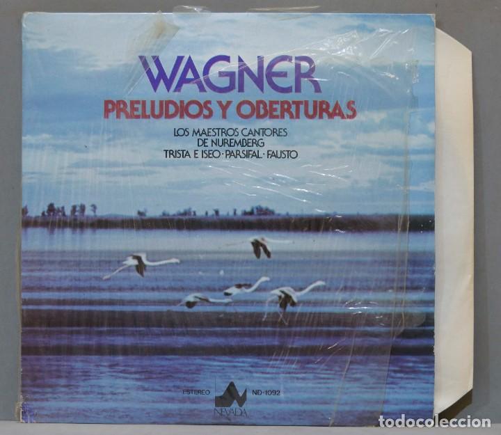 Discos de vinilo: LP. PRELUDIOS Y OBERTURAS. WAGNER - Foto 1