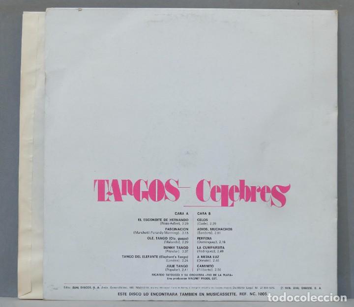 Discos de vinilo: LP. TANGOS CELEBRES - Foto 2