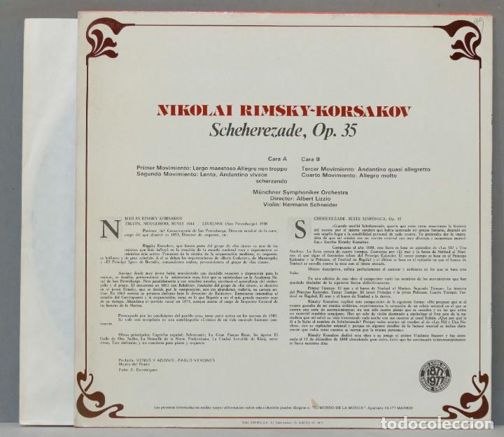 Discos de vinilo: LP. Scheherazade. Rimsky-Korsakov. RTVE 3 - Foto 2