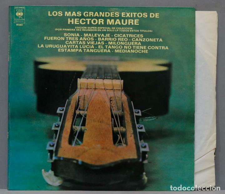 Discos de vinilo: LP. Los Mas Grandes Exitos De Hector Maure - Foto 1