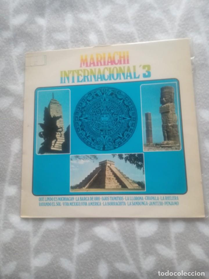 Disques de vinyle: &rdquo;Mariachi Internacional 3&rdquo; M&uacute;sica ranchera editada en 1974 en Espa&ntilde;a