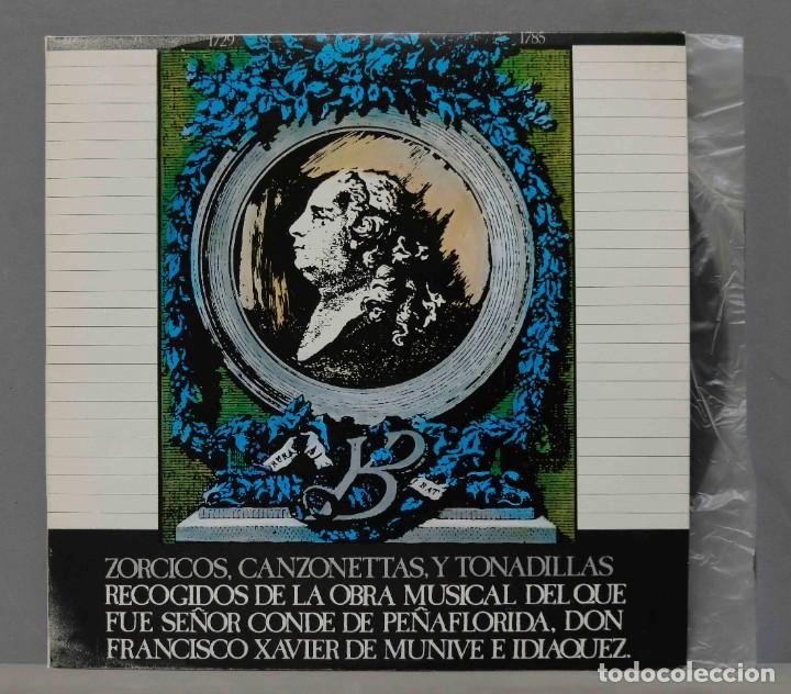 Disques de vinyle: LP. Conde De Pe&ntilde;aflorida (1729-1785). Zorcicos, Canzonettas, Y Tonadillas