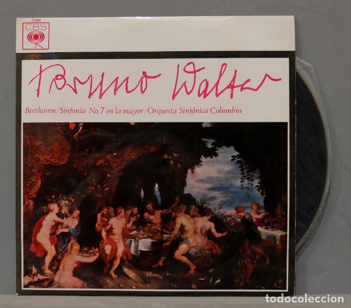 Discos de vinilo: LP. Bruno Walter. Beethoven. Symphony No. 7 In A Major - Foto 1